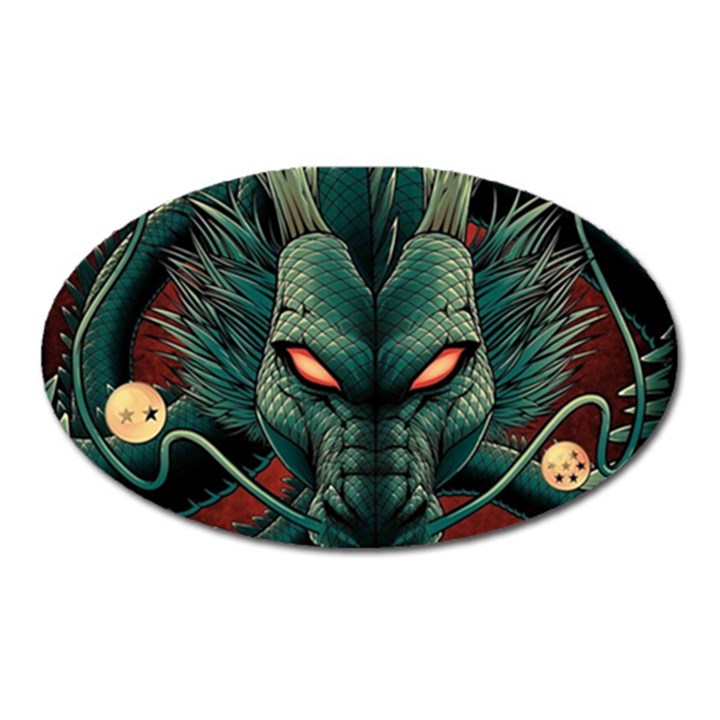 Dragon Art Oval Magnet