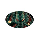 Dragon Art Sticker Oval (100 pack) Front