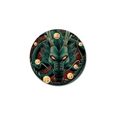 Dragon Art Golf Ball Marker by Cowasu