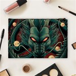 Dragon Art Cosmetic Bag (Large) Back