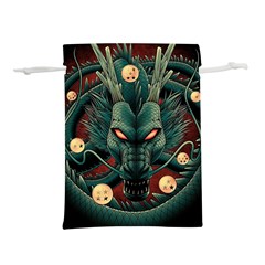 Dragon Art Lightweight Drawstring Pouch (l)