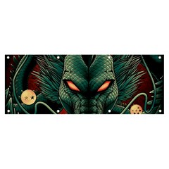 Dragon Art Banner And Sign 8  X 3  by Cowasu