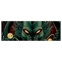 Dragon Art Banner And Sign 12  X 4  by Cowasu