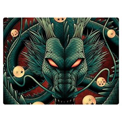 Dragon Art Two Sides Premium Plush Fleece Blanket (Extra Small)