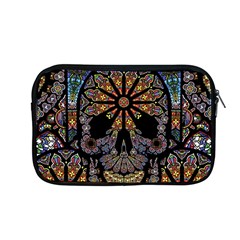 Skull Death Mosaic Artwork Stained Glass Apple Macbook Pro 13  Zipper Case by Cowasu