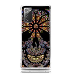 Skull Death Mosaic Artwork Stained Glass Samsung Galaxy Note 20 Tpu Uv Case by Cowasu