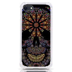 Skull Death Mosaic Artwork Stained Glass Iphone Se