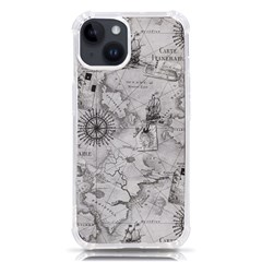 Vintage Cartography Atlas Nautical Map Iphone 14 Tpu Uv Print Case