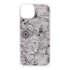 Vintage Cartography Atlas Nautical Map Iphone 13 Tpu Uv Print Case by Cowasu