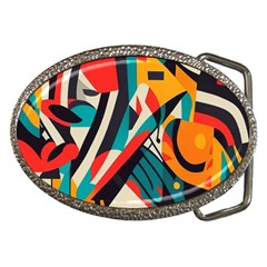 Colorful Abstract Belt Buckles by Jack14