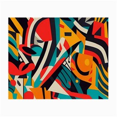 Colorful Abstract Small Glasses Cloth