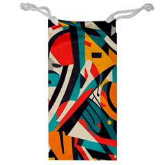 Colorful Abstract Jewelry Bag by Jack14