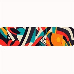 Colorful Abstract Large Bar Mat by Jack14