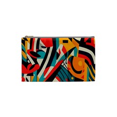 Colorful Abstract Cosmetic Bag (small)