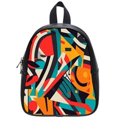 Colorful Abstract School Bag (small) by Jack14