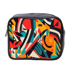 Colorful Abstract Mini Toiletries Bag (two Sides) by Jack14