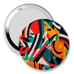 Colorful Abstract 3  Handbag Mirrors by Jack14