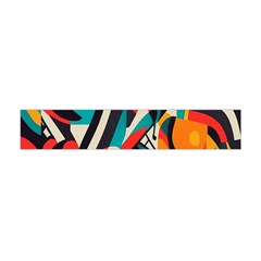 Colorful Abstract Premium Plush Fleece Scarf (mini) by Jack14