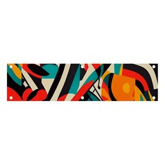 Colorful Abstract Banner And Sign 4  X 1  by Jack14