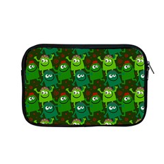 Green Monster Cartoon Seamless Tile Abstract Apple Macbook Pro 13  Zipper Case by Bangk1t