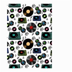 Records Vinyl Seamless Background Small Garden Flag (two Sides) by Bangk1t