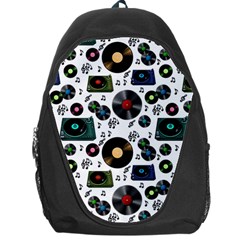 Records Vinyl Seamless Background Backpack Bag by Bangk1t