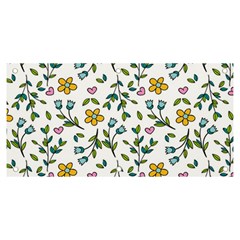 Flower Floral Pattern Banner And Sign 6  X 3  by Bangk1t