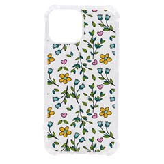 Flower Floral Pattern Iphone 13 Mini Tpu Uv Print Case by Bangk1t