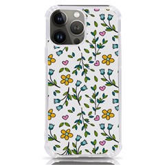 Flower Floral Pattern Iphone 13 Pro Max Tpu Uv Print Case by Bangk1t