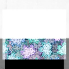 Leaves Glitter Background Winter Rectangular Jigsaw Puzzl by Bangk1t