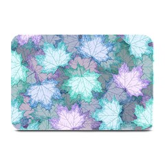 Leaves Glitter Background Winter Plate Mats by Bangk1t