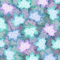 Leaves Glitter Background Winter Play Mat (square) by Bangk1t