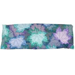 Leaves Glitter Background Winter Body Pillow Case (dakimakura) by Bangk1t