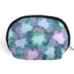 Leaves Glitter Background Winter Accessory Pouch (medium) by Bangk1t