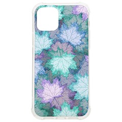 Leaves Glitter Background Winter Iphone 12/12 Pro Tpu Uv Print Case by Bangk1t