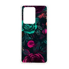 Roses Pink Teal Samsung Galaxy S20 Ultra 6 9 Inch Tpu Uv Case by Bangk1t