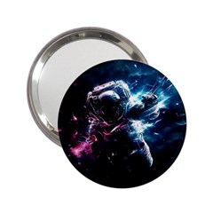 Psychedelic Astronaut Trippy Space Art 2 25  Handbag Mirrors by Bangk1t