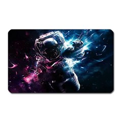 Psychedelic Astronaut Trippy Space Art Magnet (rectangular) by Bangk1t