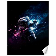 Psychedelic Astronaut Trippy Space Art Canvas 12  X 16  by Bangk1t