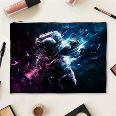 Psychedelic Astronaut Trippy Space Art Cosmetic Bag (xl) by Bangk1t