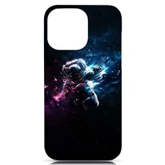 Psychedelic Astronaut Trippy Space Art Iphone 14 Pro Max Black Uv Print Case