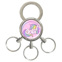 Unicorn Stitch 3-ring Key Chain by Bangk1t