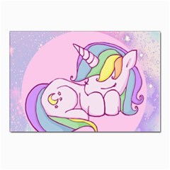 Unicorn Stitch Postcard 4 x 6  (pkg Of 10) by Bangk1t