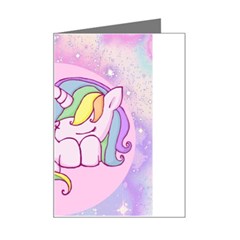 Unicorn Stitch Mini Greeting Card by Bangk1t