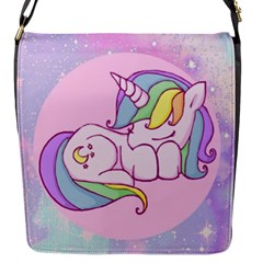 Unicorn Stitch Flap Closure Messenger Bag (s) by Bangk1t