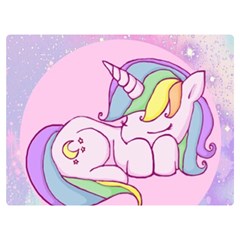 Unicorn Stitch Premium Plush Fleece Blanket (extra Small) by Bangk1t