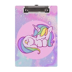 Unicorn Stitch A5 Acrylic Clipboard by Bangk1t