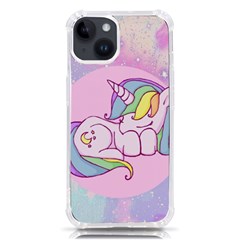 Unicorn Stitch Iphone 14 Tpu Uv Print Case by Bangk1t