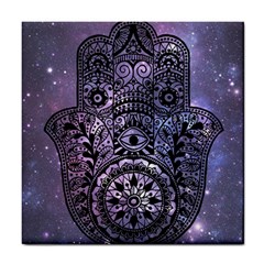 Hamsa Hand Tile Coaster