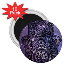 Hamsa Hand 2 25  Magnets (10 Pack)  by Bangk1t